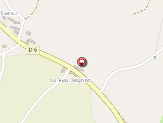 Carte de Bar Les Vaux Régnier à Trébry