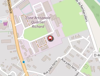 Carte de Aldi Marché à Rambervillers