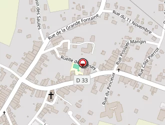 Carte de Bourassin-tisler à Vincey