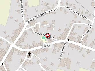 Carte de Ecole Primaire Publique Centre à Vincey