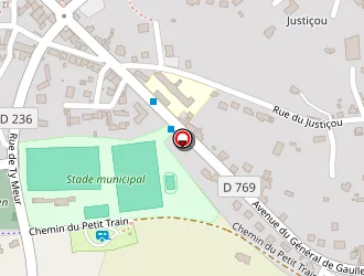 Carte de La Poste à Poullaouen