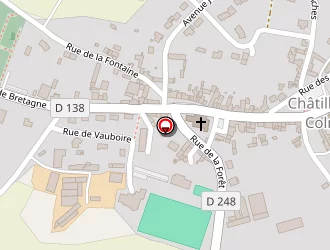 Carte de Fontaine Loïc à Châtillon-sur-colmont