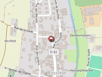 Carte de Mentzler Robert à Rossfeld