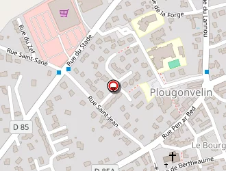 Carte de Ares à Plougonvelin