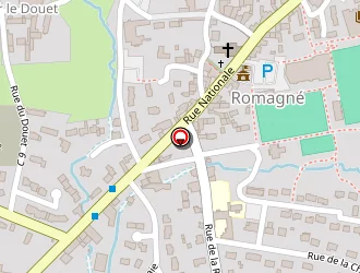 Carte de Vegam à Romagné