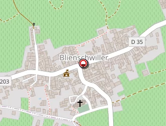 Carte de Thicor à Blienschwiller