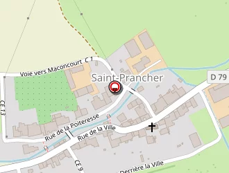 Carte de Joachim Adrien à Saint-prancher