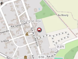 Carte de La Poste à Bourg-le-roi