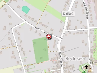 Carte de Beaugé Christophe à Recloses