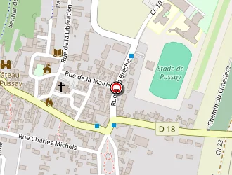 Carte de Pierre Renard à Pussay