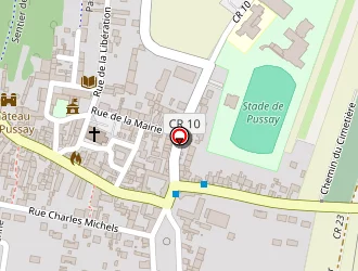 Carte de La Poste à Pussay