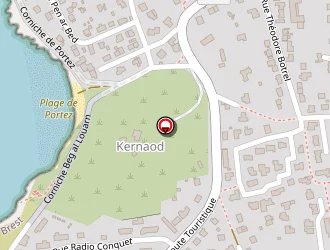 Carte de Iroise Vacances à Conquet (le)