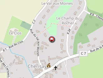 Carte de Tradis à Chérisay