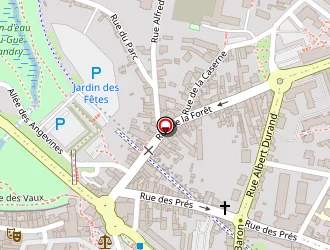 Carte de Subway à Fougères