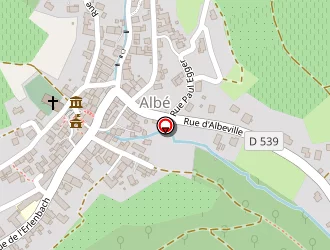 Carte de La Caverne à Dédé à Albé