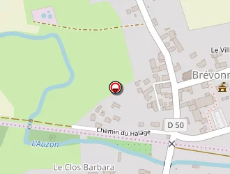 Carte de Au Vieux Logis à Brévonnes