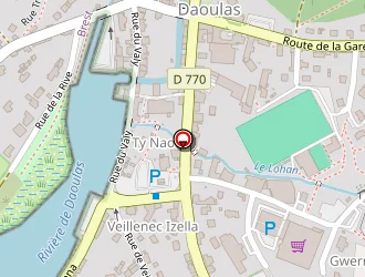 Carte de Super U à Daoulas