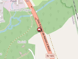 Carte de Location U à Daoulas