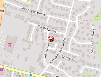 Carte de Mégalinge à Fougères