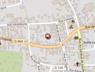 Carte de Centre Routier à Piney