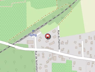 Carte de Ostertag à Epfig