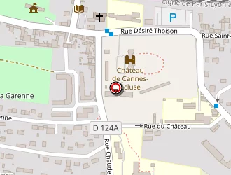 Carte de L'hostis Alexiane à Cannes-écluse