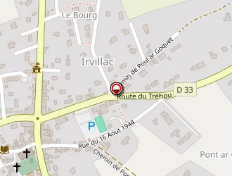 Carte de Ménez Jean à Irvillac