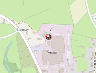 Carte de Vitalac à Carnoët