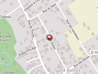 Carte de Orfop à Saint-benoît-sur-seine
