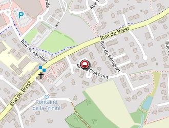 Carte de Midtown à Plouzané