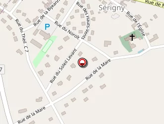 Carte de Segur Stephane à Sérigny