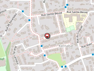 Carte de Cruguel Electricité à Brest