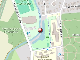 Carte de Espace Multisports à Gerstheim