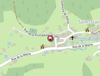 Carte de Unébio à Saint-stail