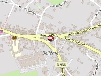 Carte de La Bellemoise à Bellême