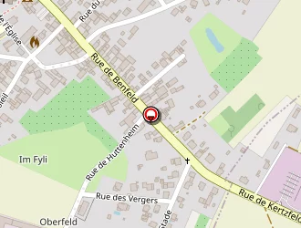 Carte de Salle Polyvalente à Kertzfeld