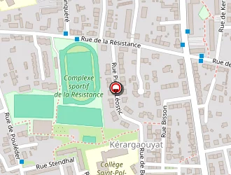 Carte de Haltes D'accueil Municipales à Brest