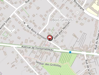 Carte de Claude Bernard à Veneux-les-sablons