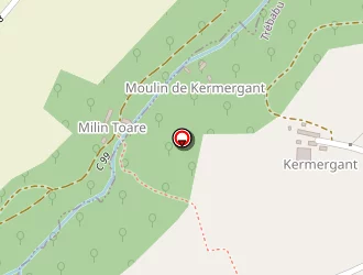 Carte de Bégoc-plessard à Trébabu