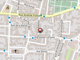 Carte de Arénicole à Brest