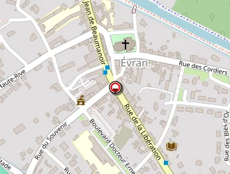 Carte de Ecole Publique Primaire à Évran