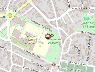 Carte de Angel Coiffeur à Brest