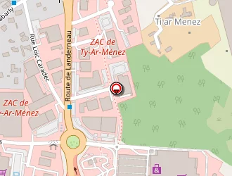 Carte de Plougadis à Plougastel-daoulas