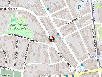 Carte de Le Petit Jardin à Brest