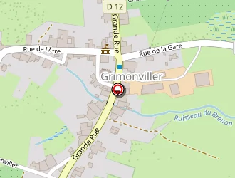 Carte de Barbier Regis à Grimonviller