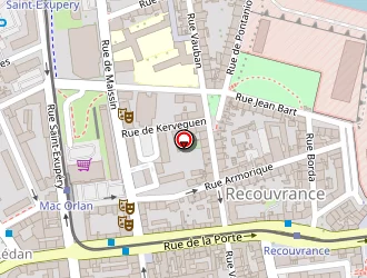 Carte de Au Feu Follet à Brest