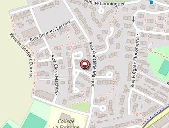 Carte de Taxi Du Kerhorre à Brest