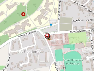 Carte de Stade à Brienne-le-château