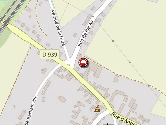 Carte de Artisan Coiffeur à Santeuil