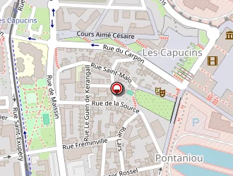 Carte de Piscines Municipales à Brest